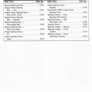Section 13 - Steering