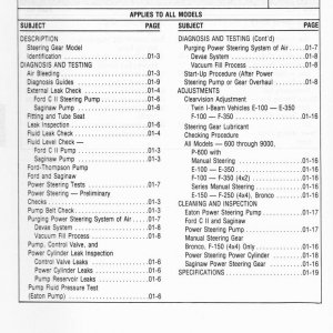 Section 13 - Steering