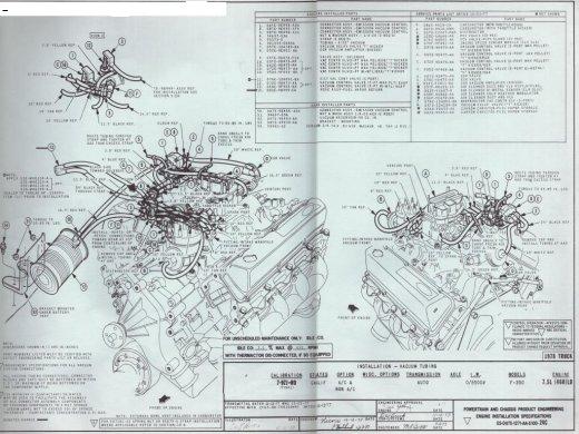 1978 Ford 460 vacuum diagram #3