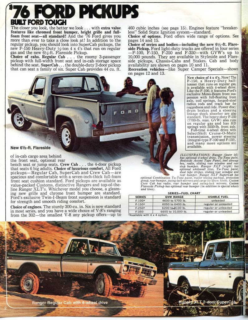 1976 Ford Truck Brochure