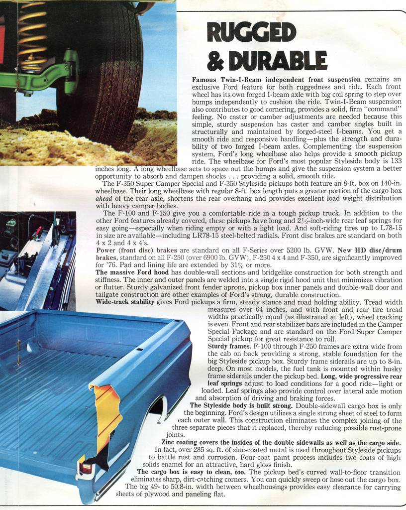 1976 Ford Truck Brochure