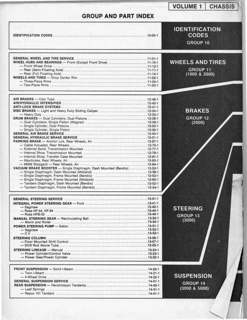 1978 Ford Truck Manual, Volume 1(Chassis)