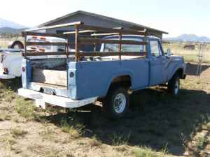 62 F250 4x4 with wood sides