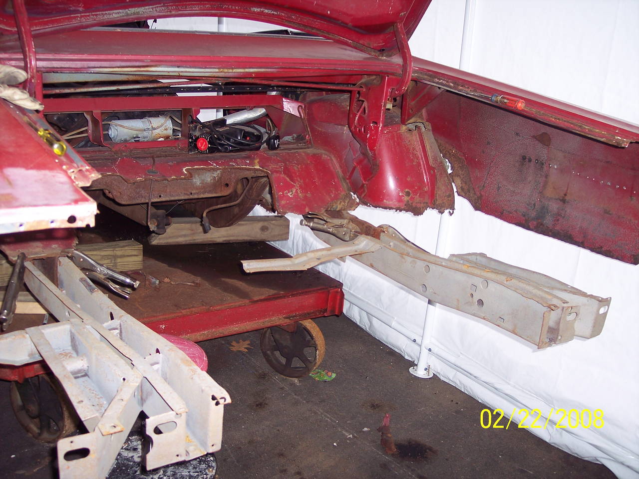 68 Coronet frame rails