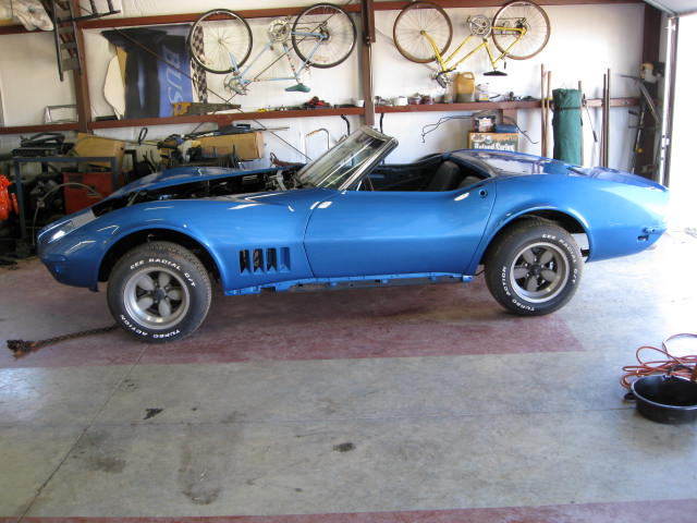 68 Vette just back from the paint shop