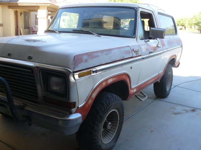 78 bronco project