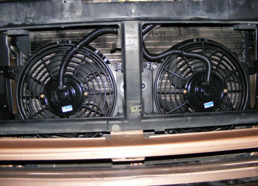 A/C fan location