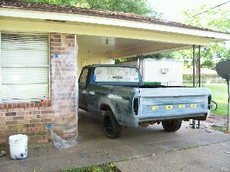 another shot masked off for paint