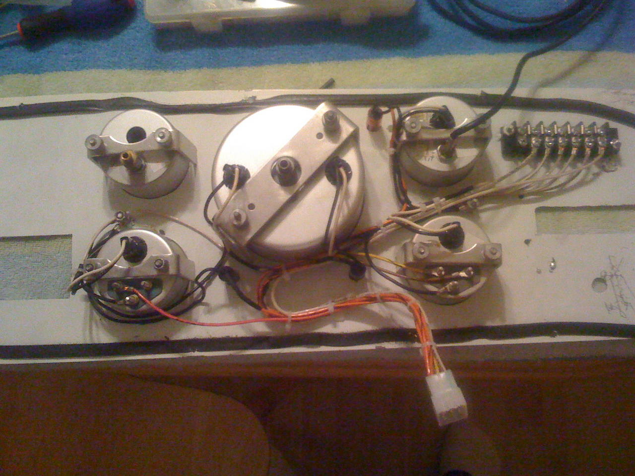 Back of custom dash