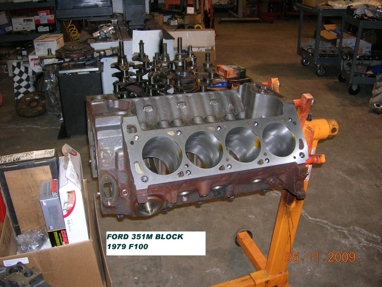 Block ready for paint
