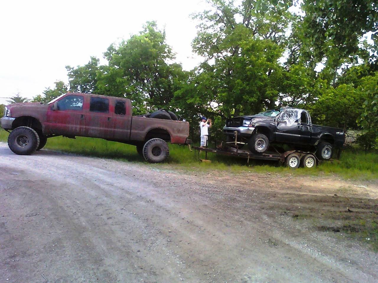 Bringing home another dead one.