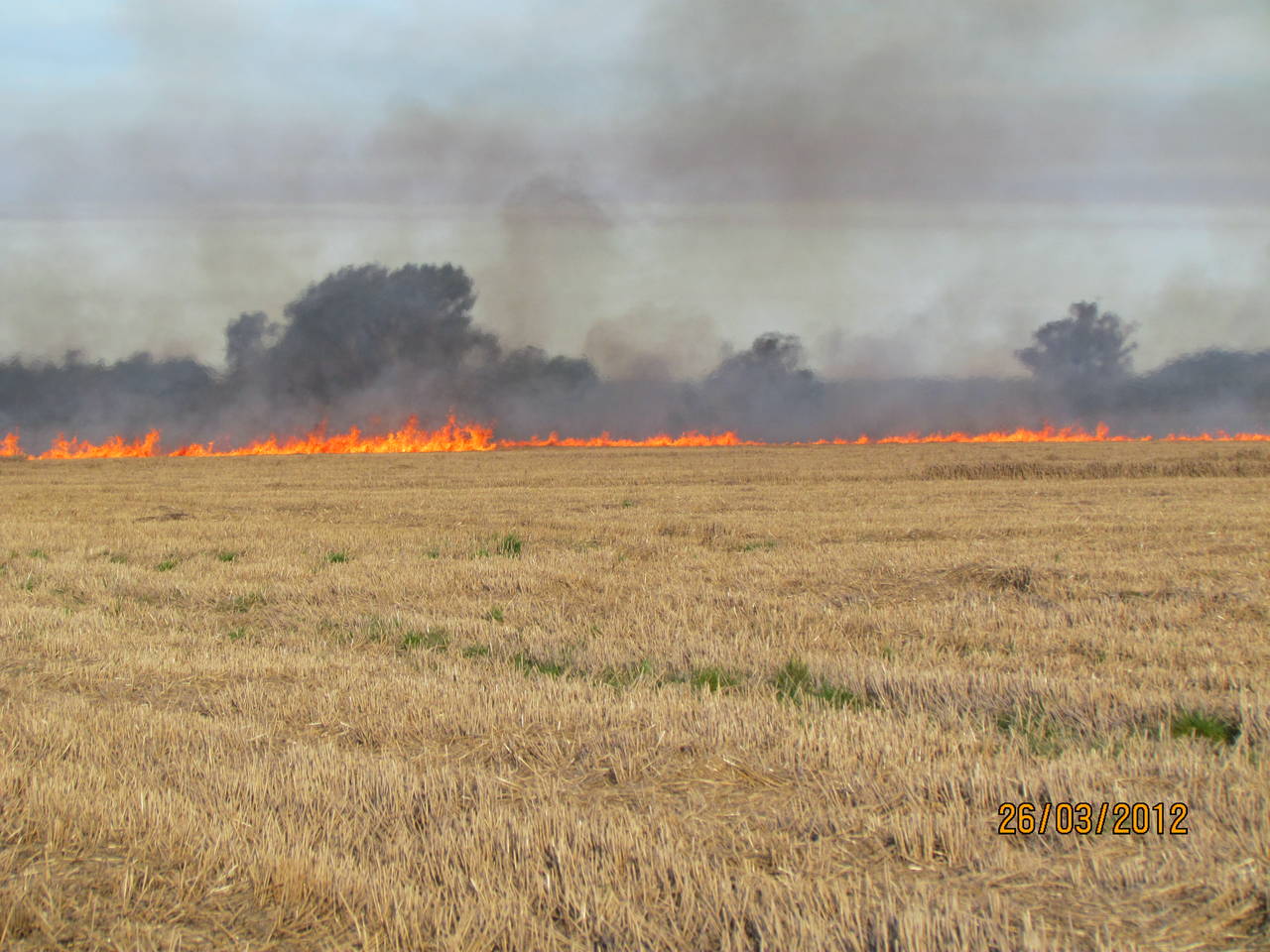 burnoff underway