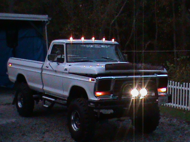 cab lights installed dusk shot