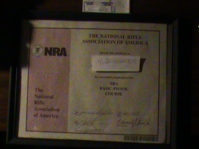 CCW Certificate/Permit