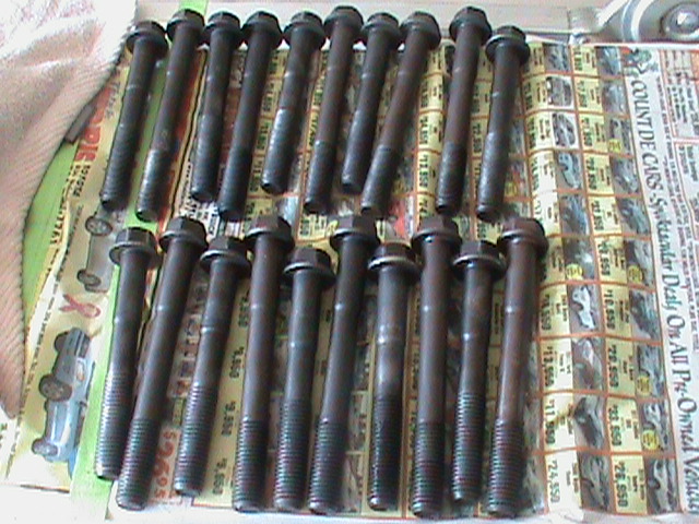 cleanup of valve train, intake prep