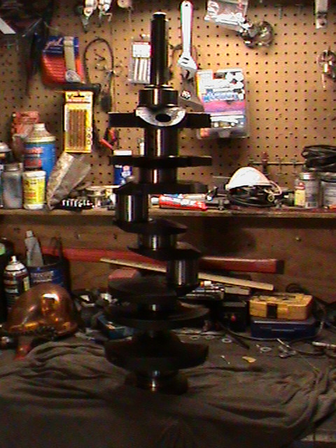 Crank buffing,block honing,cam bearing installation