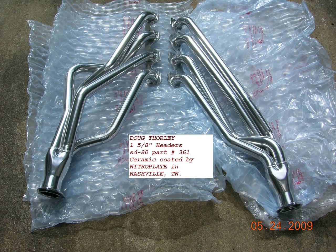 Doug Thorley headers coated by NitroPlate in Nashville