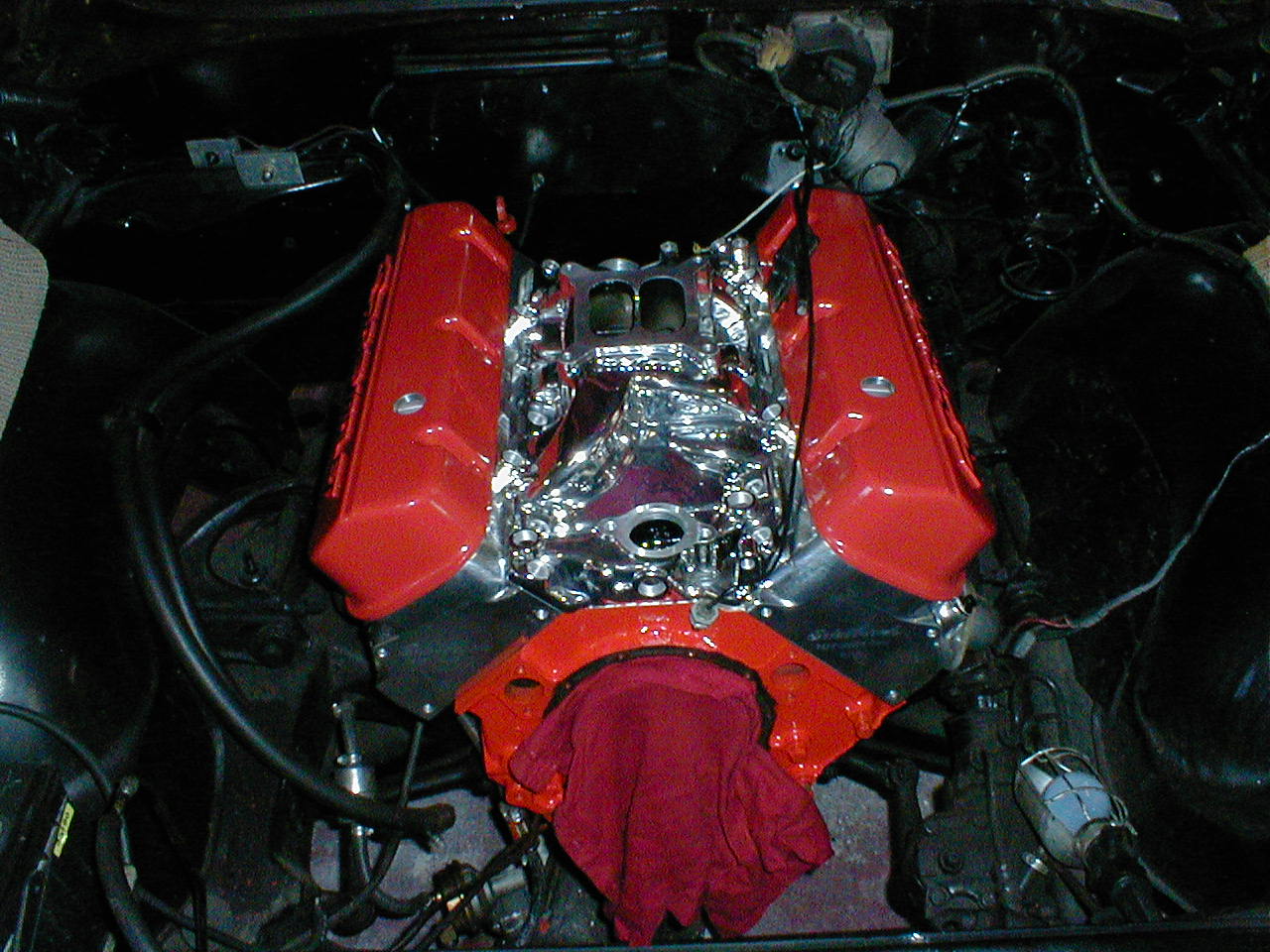 during the engine build