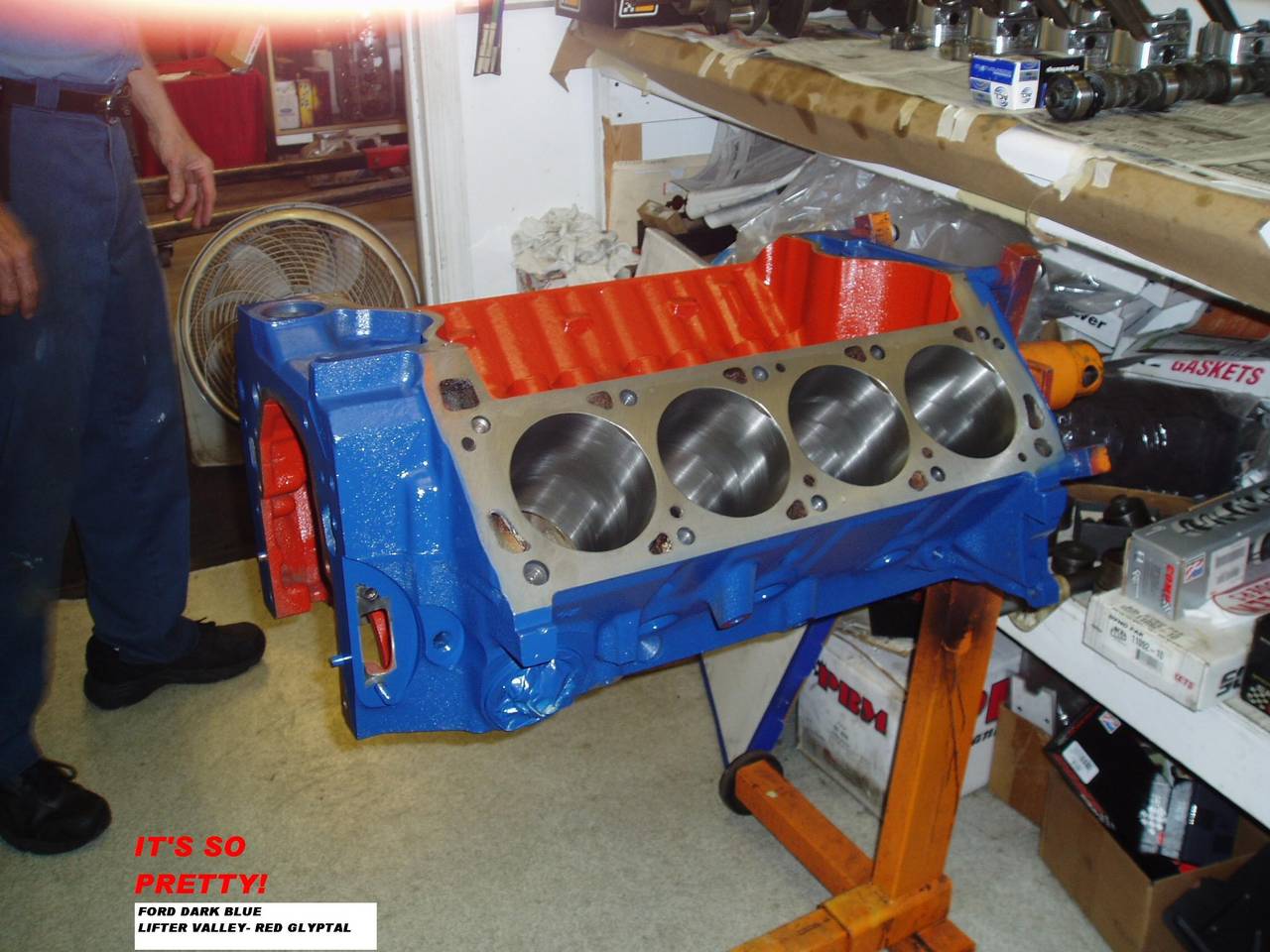 Engine ready for some parts!