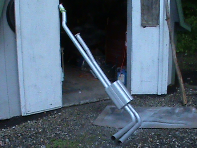 Finished Flowmaster exhaust system