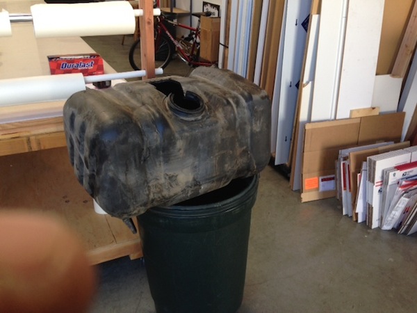 FOTA-9104-CA Rear Gas Tank 1991