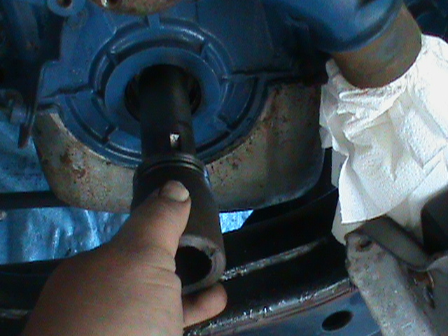 front cover diassembly/cam removal