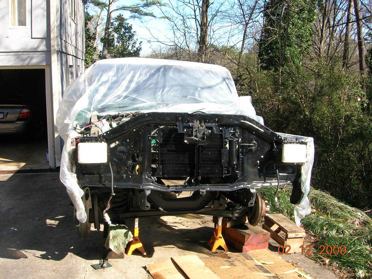 Getting ready for paint