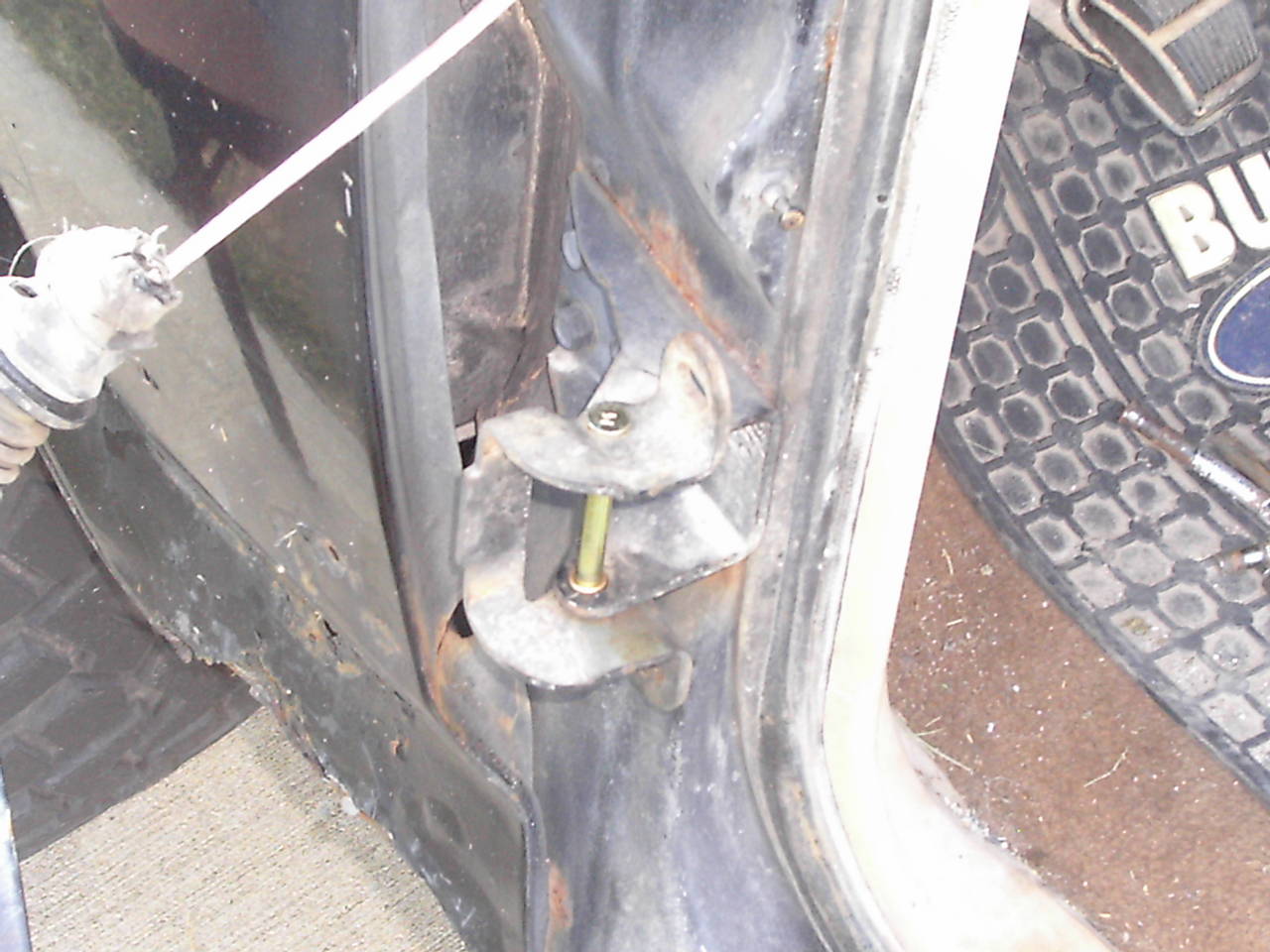 Insert New Hinge Pin