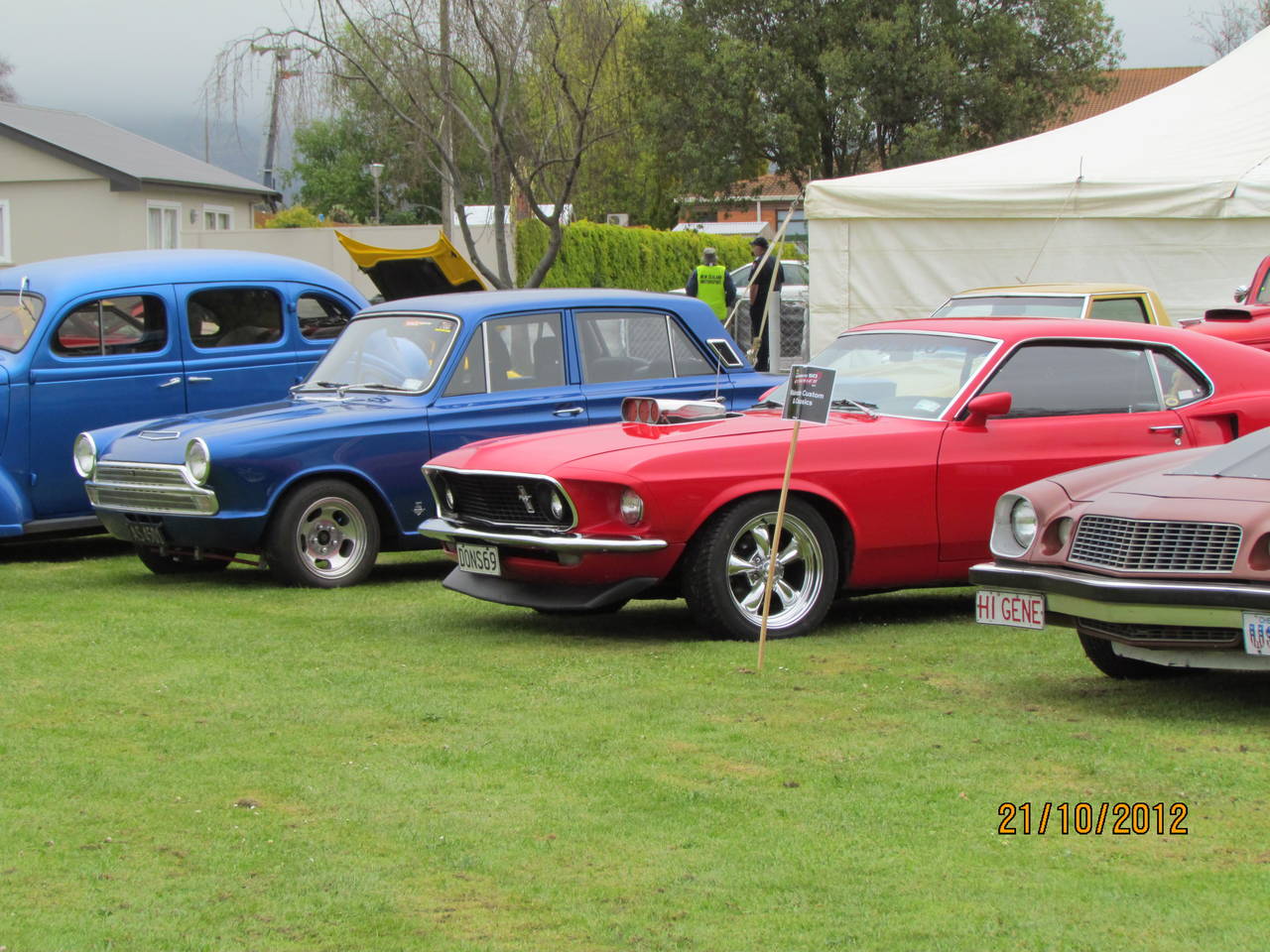 MK 1 Cortina and 69 Mustang