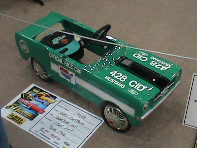 Mustang Pedal car..Detroit Autorama