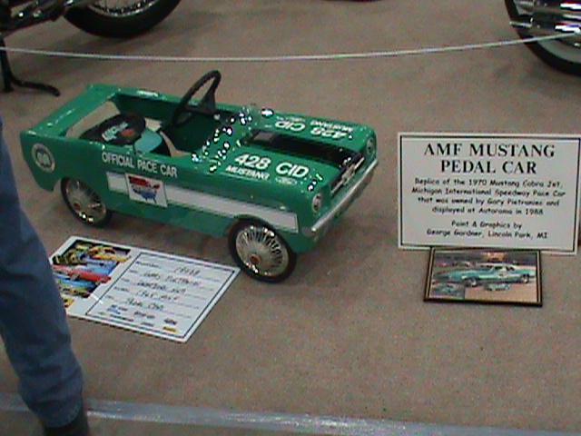 Mustang Pedal car..Detroit Autorama