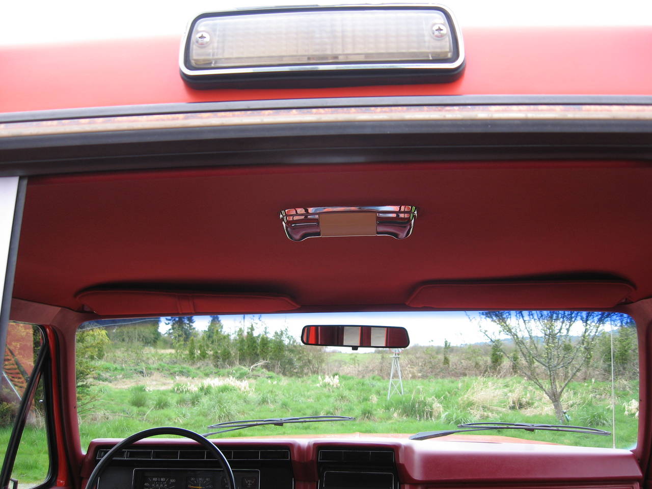 new headliner with dome, map, courtesy and cargo light option