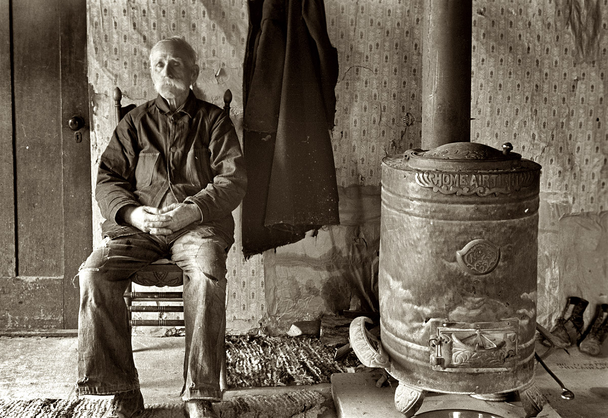 old man and the stove