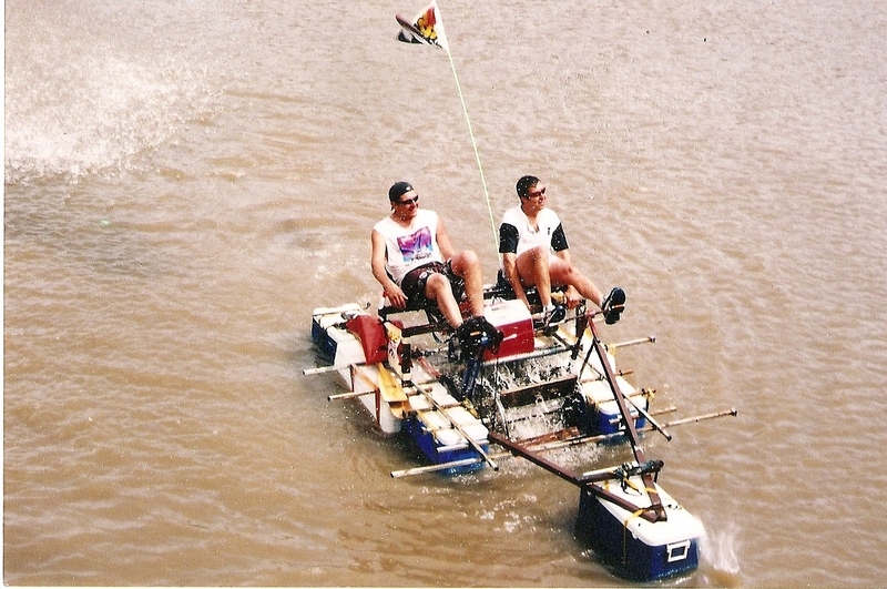 our cooler raft