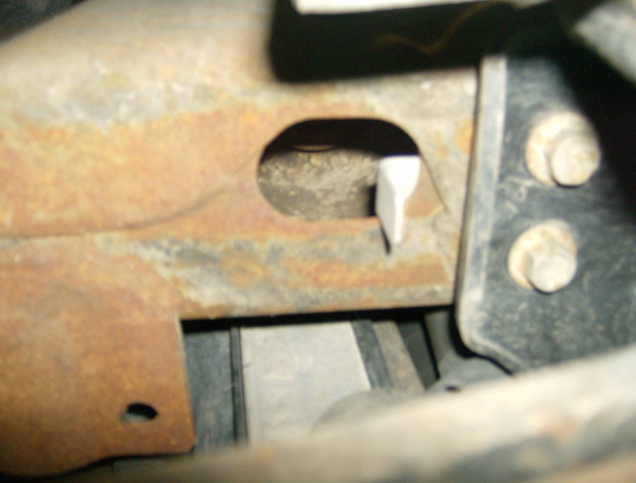 pass front body mount access hole