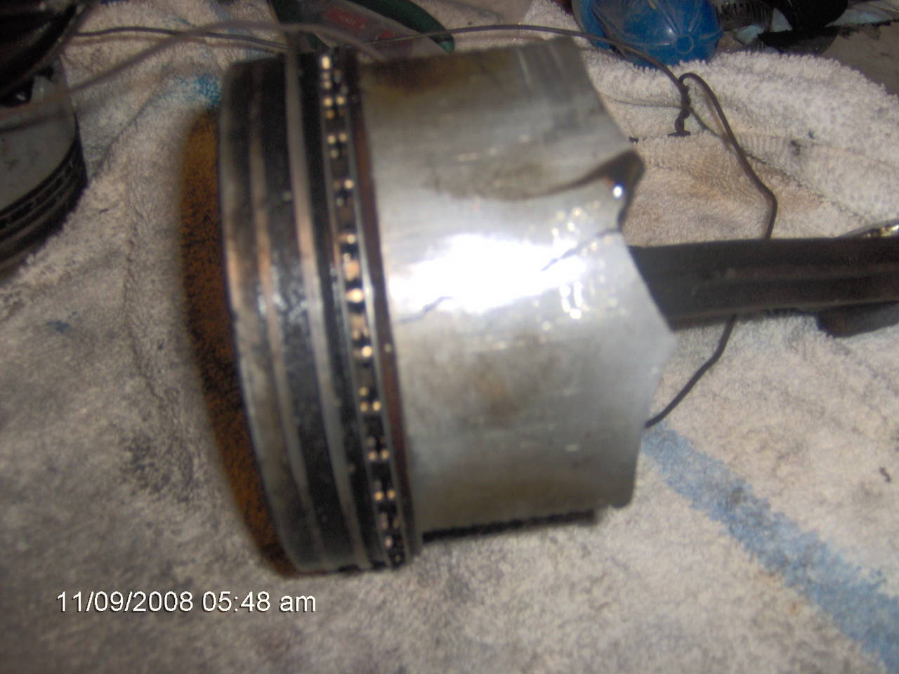 Pistons # 3 and 7 out of the 428 I had in The Mule