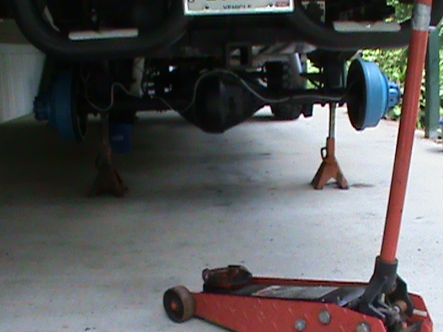 Rear Brake lines and painted differential