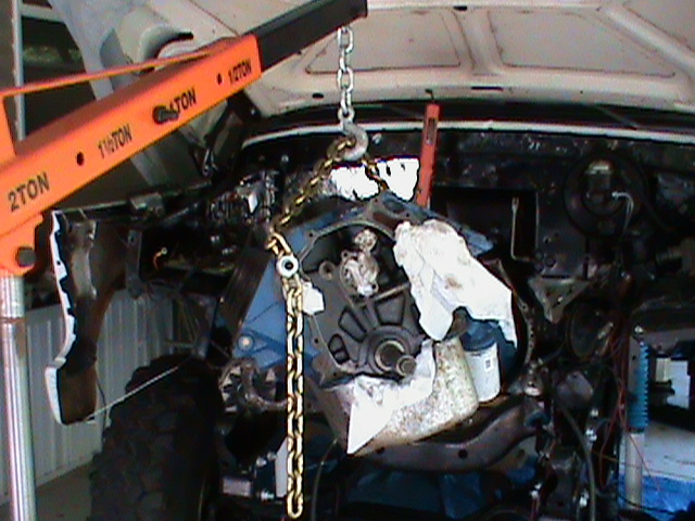 removal of block/cam bearing inspection