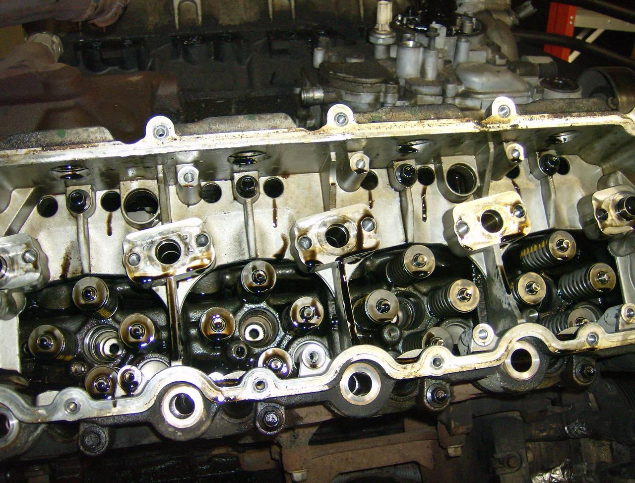 remove rockers,arms,pushrods, and headbolts