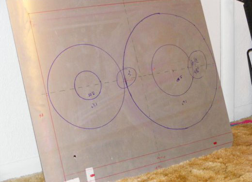 Rough outline of fan shroud