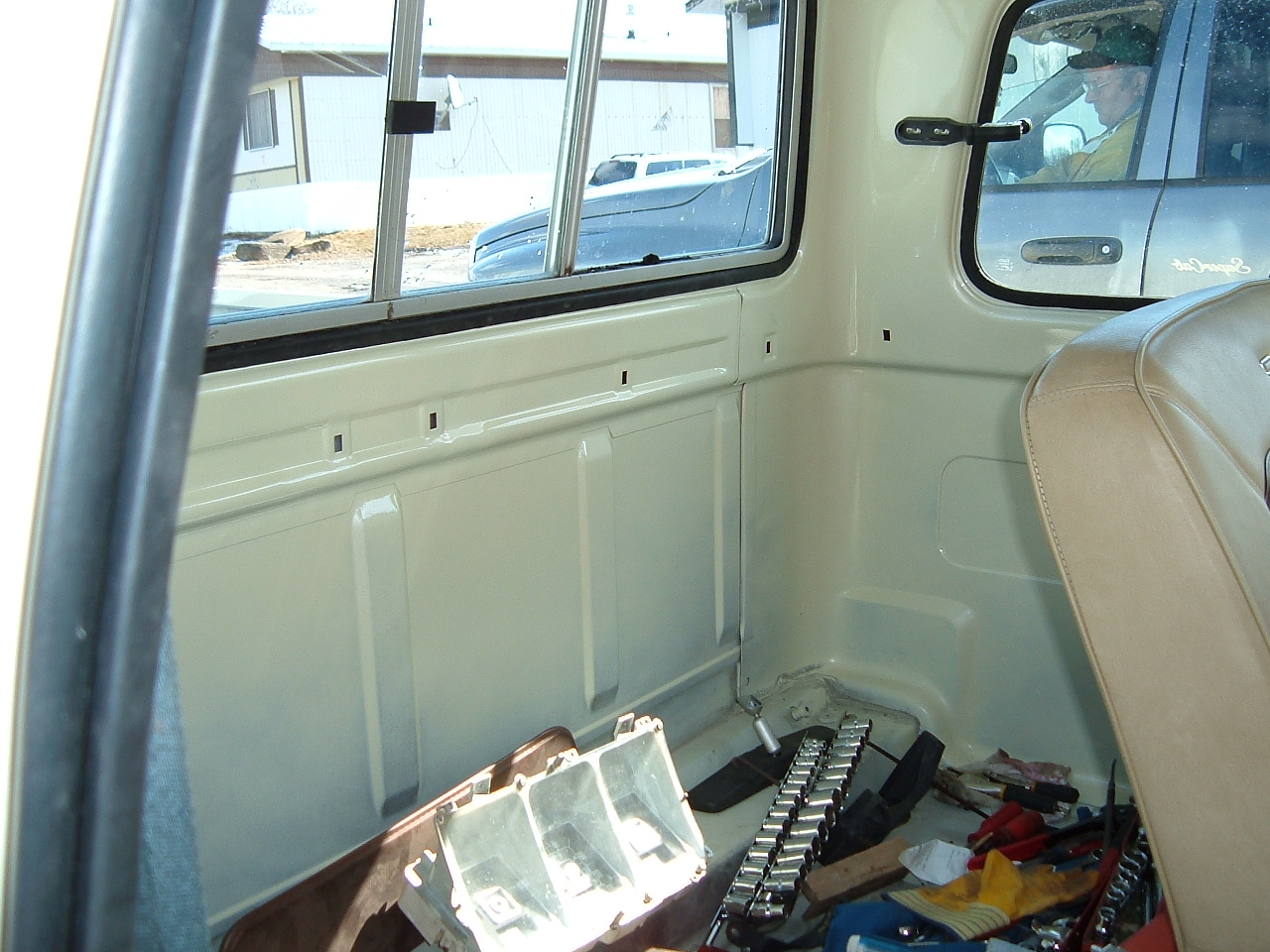 the cab