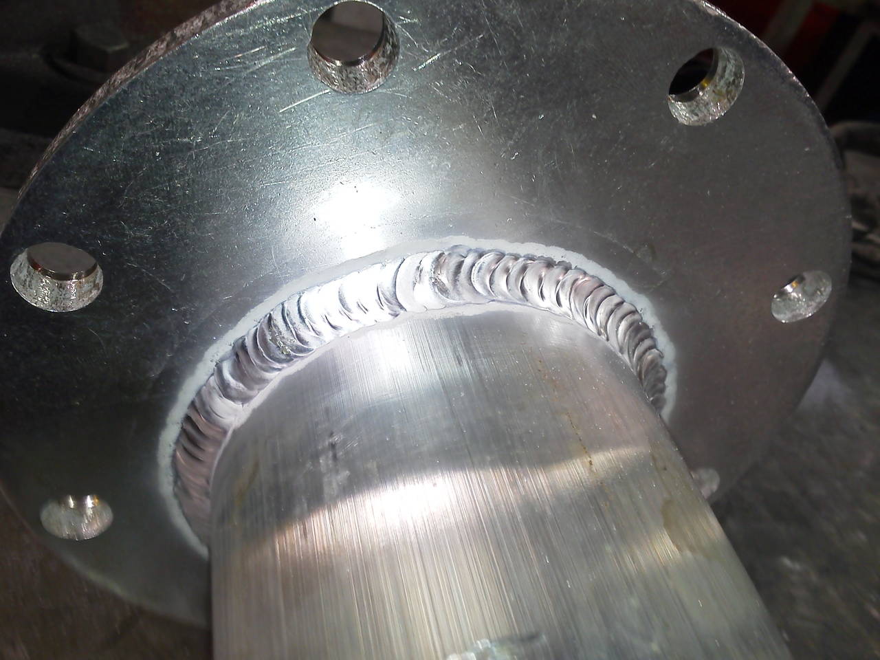 TIG welding aluminum