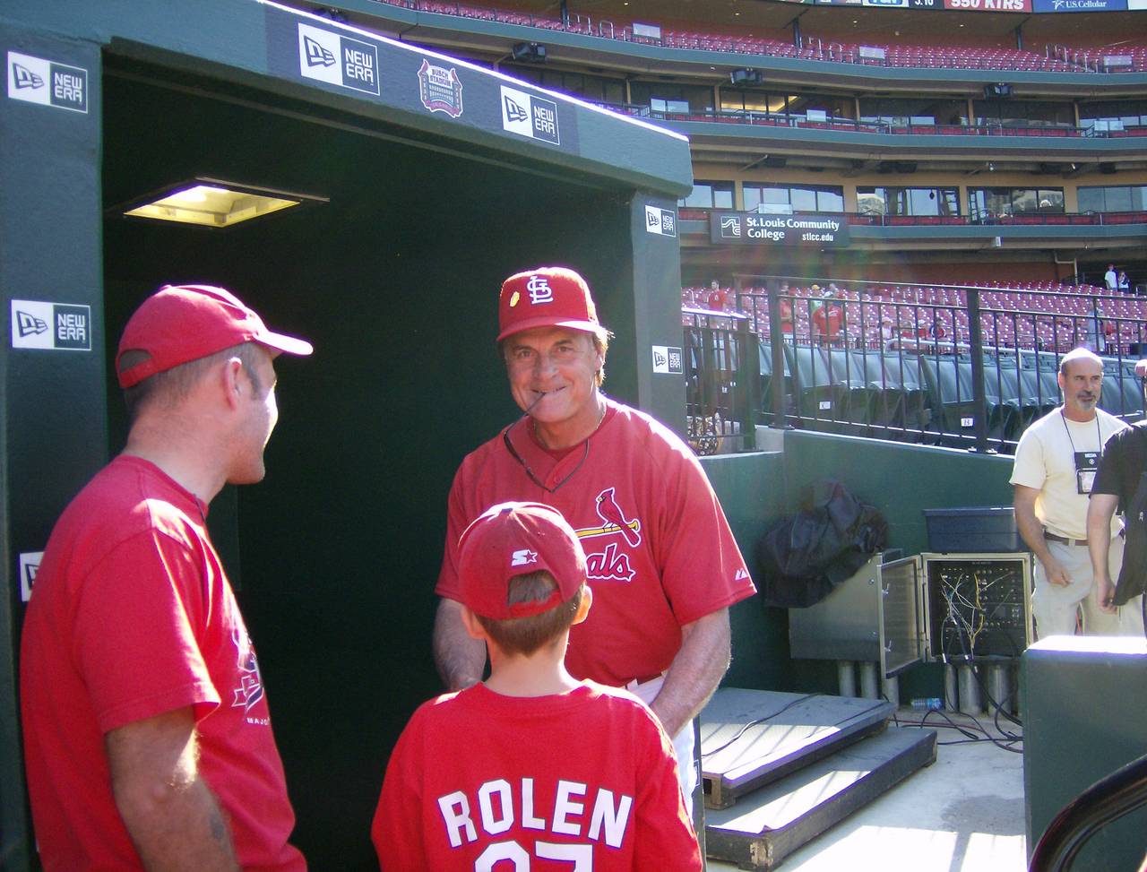 Tony Larussa, Austin, and Tim(my son)