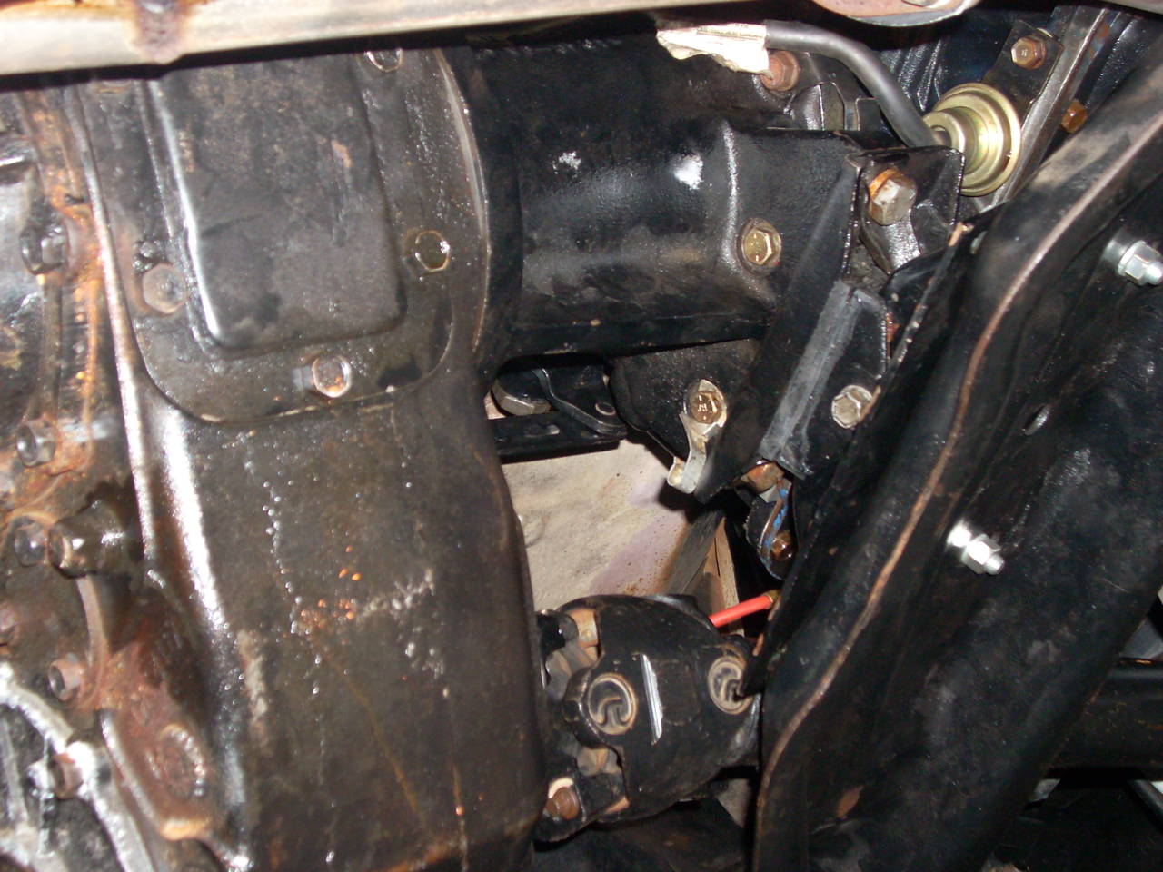 transfer case to trans adapter passenger side