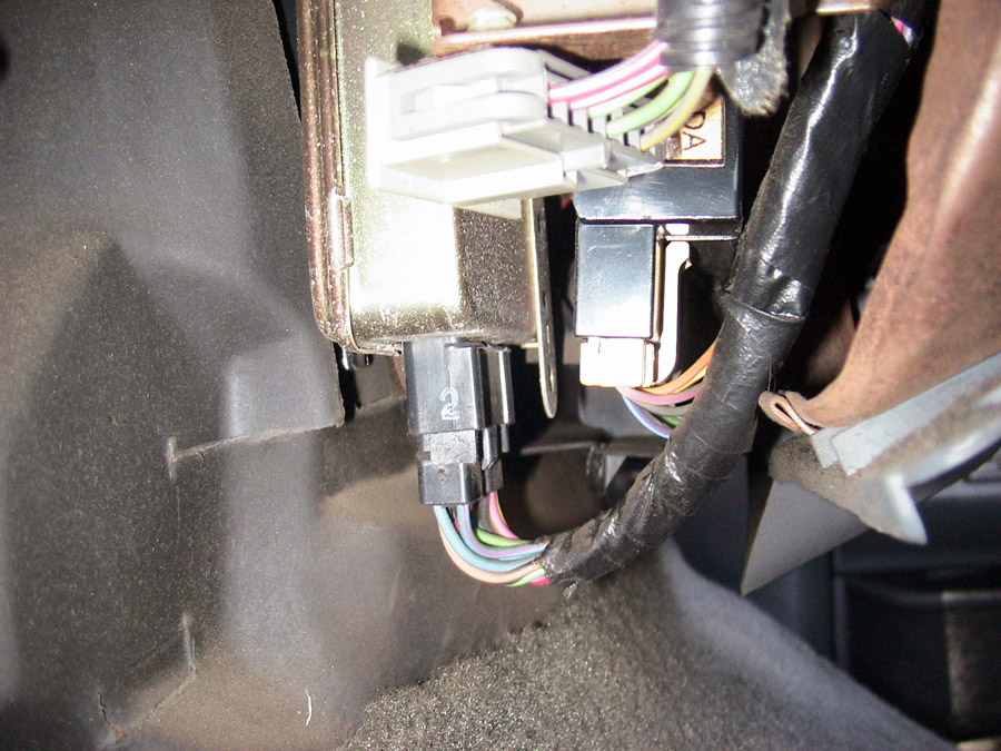 wiring below stereo