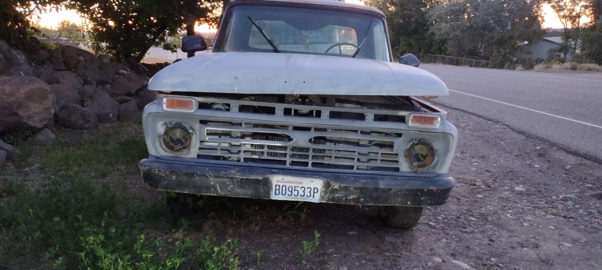 1966 Ford F100 - Old gray lady - $1,000 (Richland) © craigslist Street Truck -  Ford Truck Profile